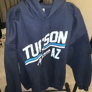 Oversized hooded sweatshirt